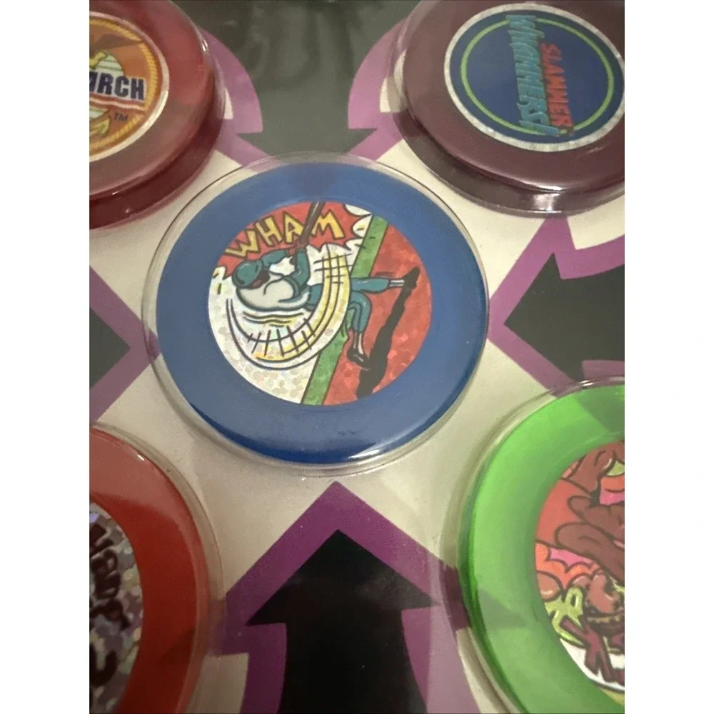 Pogs 1994 Crystal Slammer Whammers NOS Imperial Sealed Super Touch Acrylic 7451